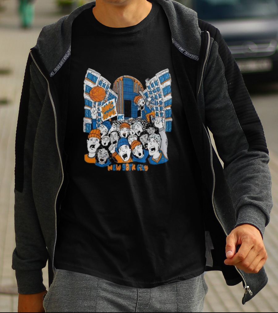 New York City Basketball NYC Knicks Fans Bing Bong T-Shirt