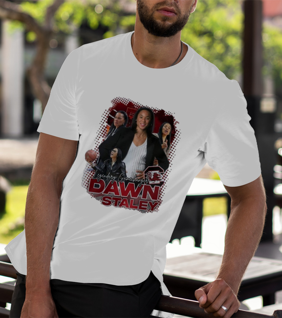 Legendary Gamechanger Dawn Staley Carolina Gamecocks Women Basketball NCAA T-Shirt