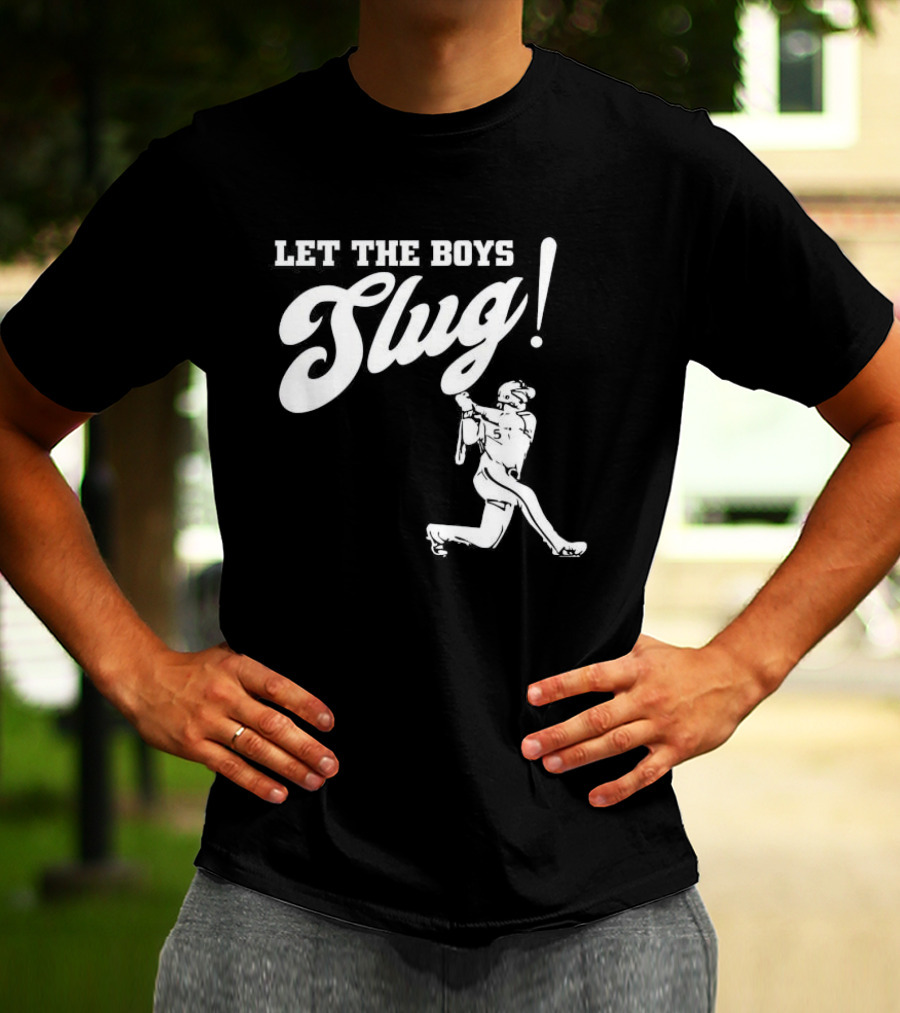 Let The Boys Slug Vintage Baseball Philly Spirit T-Shirt