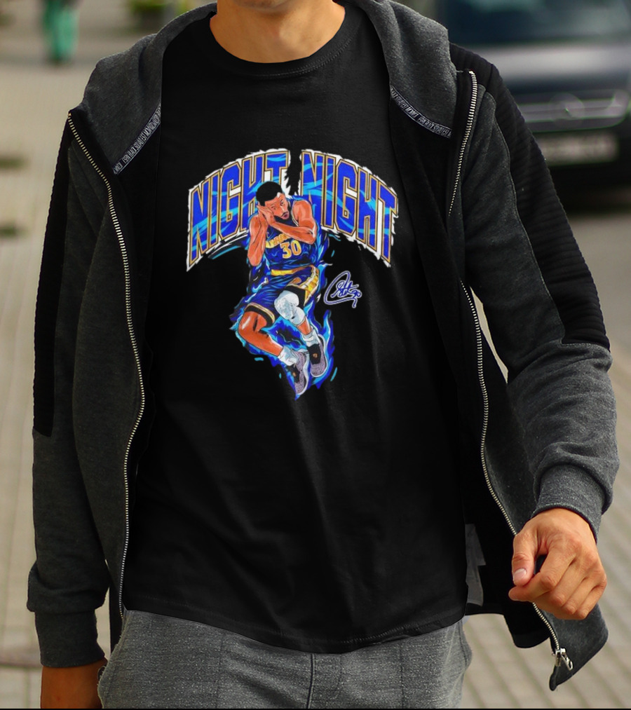 Night Night Steph Curry Golden State Warriors T-Shirt