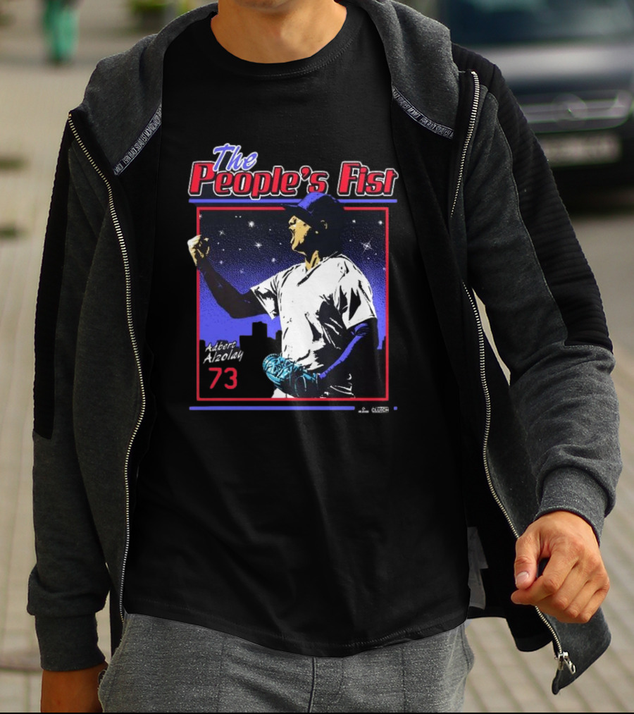 The People's Fist Adbert Alzolay 73 Baseball Hero T-Shirt