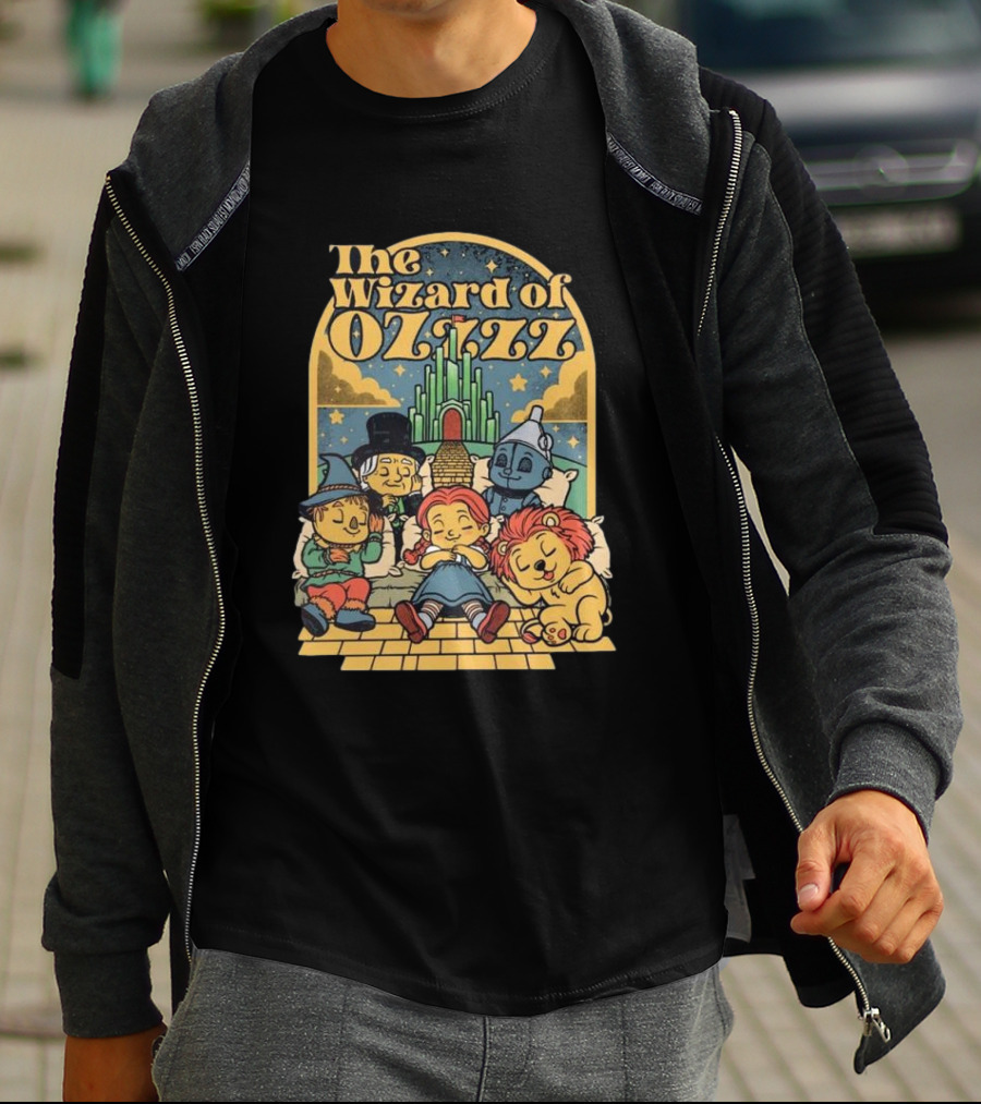 The Wizard Of Ozzzz All Characters Sleeping By Emerald City T-Shirt