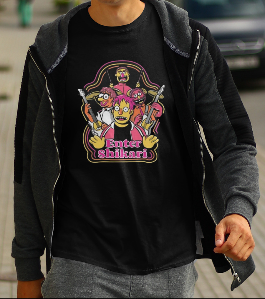 Enter Shikari Band Cartoon T-Shirt