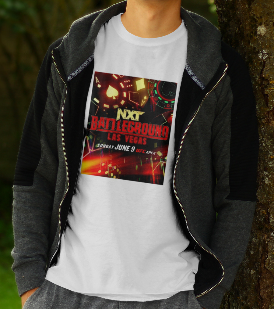 NXT Battleground Las Vegas Sunday June 9 UFC APEX T-Shirt