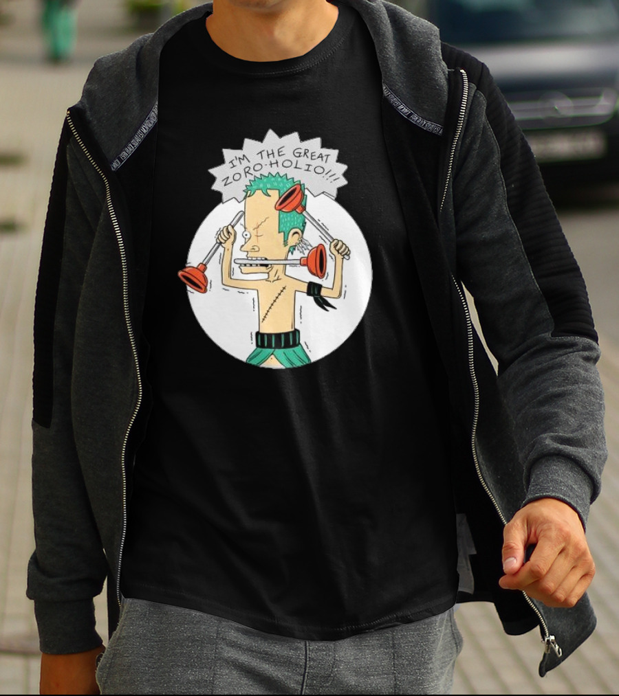 I'm The Great Zoroholio Plunger Warrior Parody Crossover T-Shirt