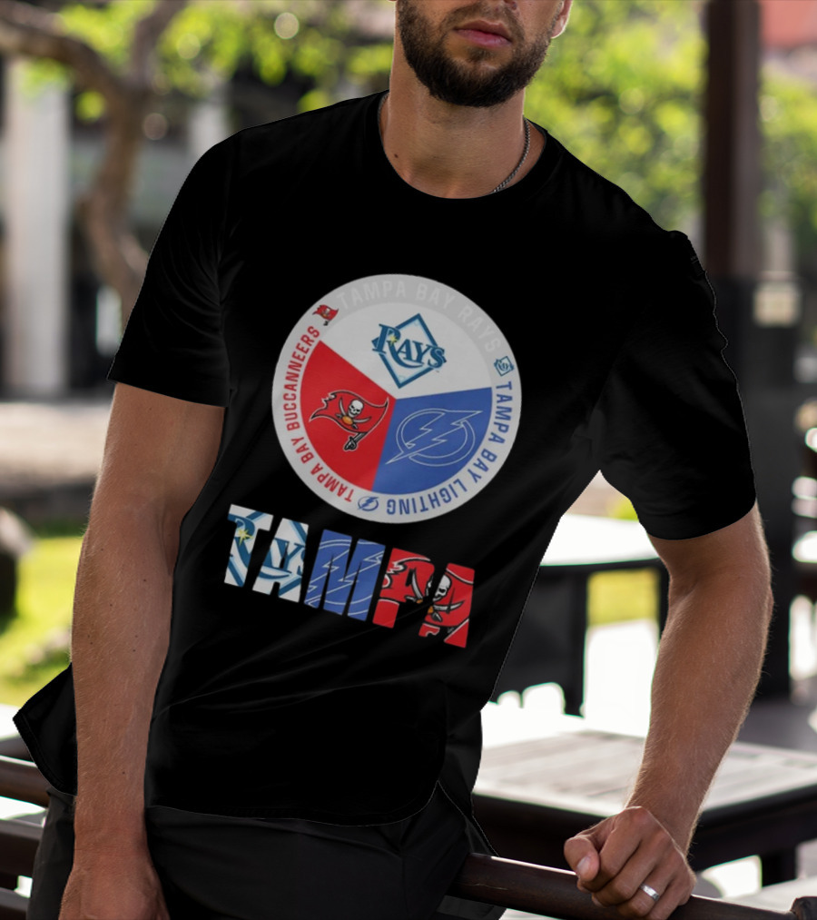 Tampa Bay Rays X Tampa Bay Lightning X Tampa Bay Buccaneers T-Shirt