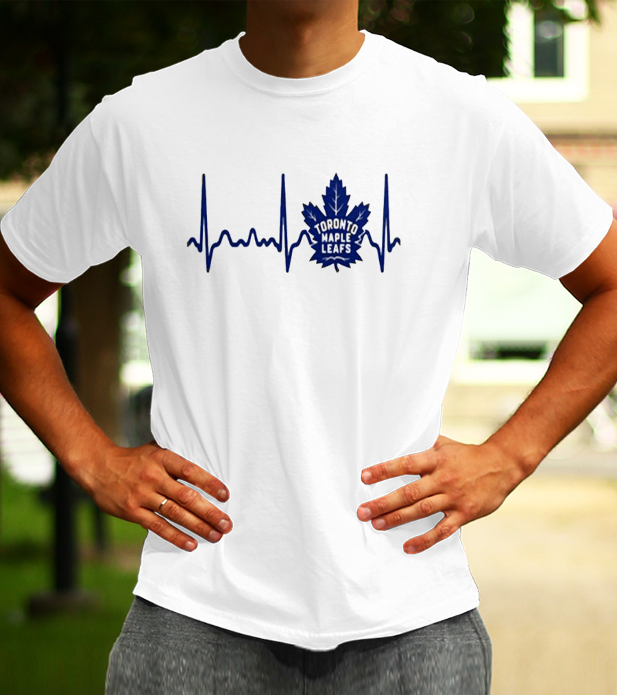 Toronto Maple Leafs Heartbeat T-Shirt
