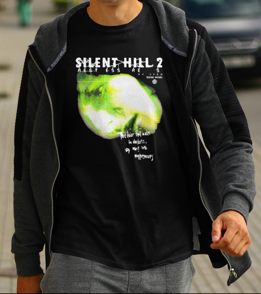 Silent Hill 2 Restless Dreams The Door That Wakes In Darkness Opens Into Nightmares T-Shirt