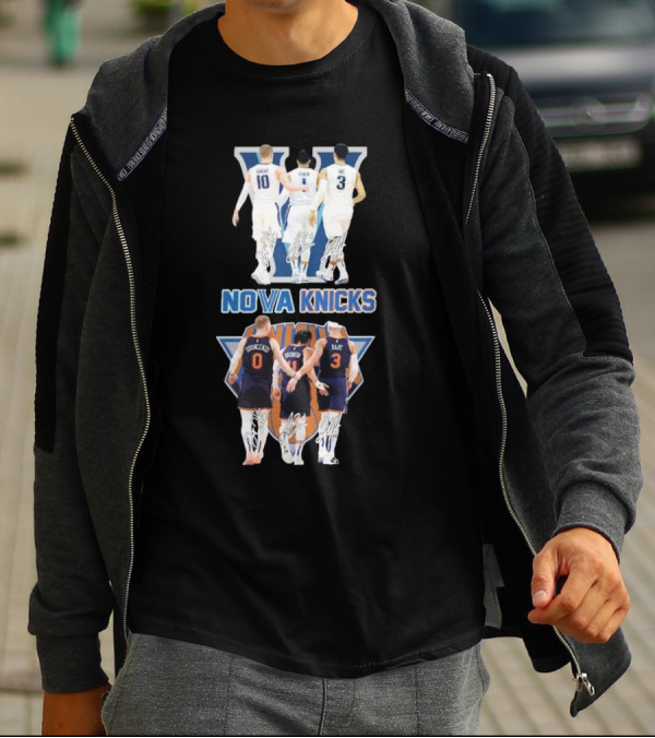 Villanova Wildcats Nova Knicks Players And Signatures T-Shirt