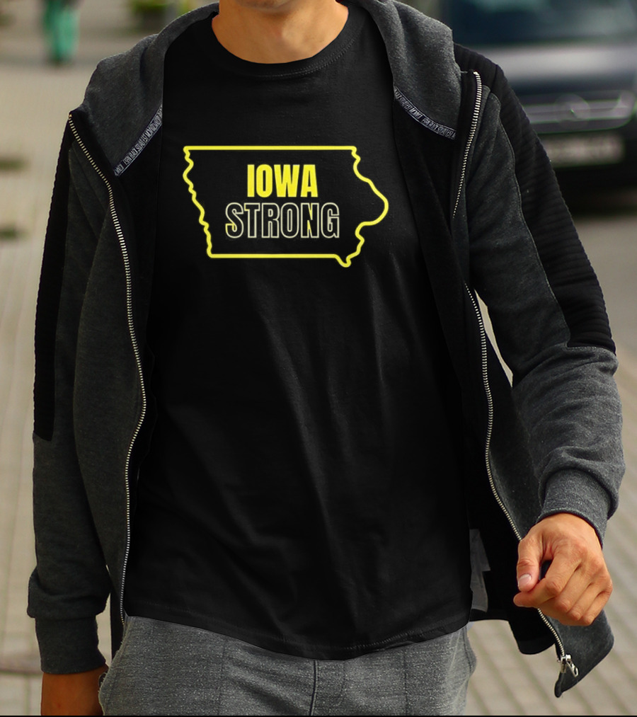 Will Compton Iowa Strong State Outline T-Shirt