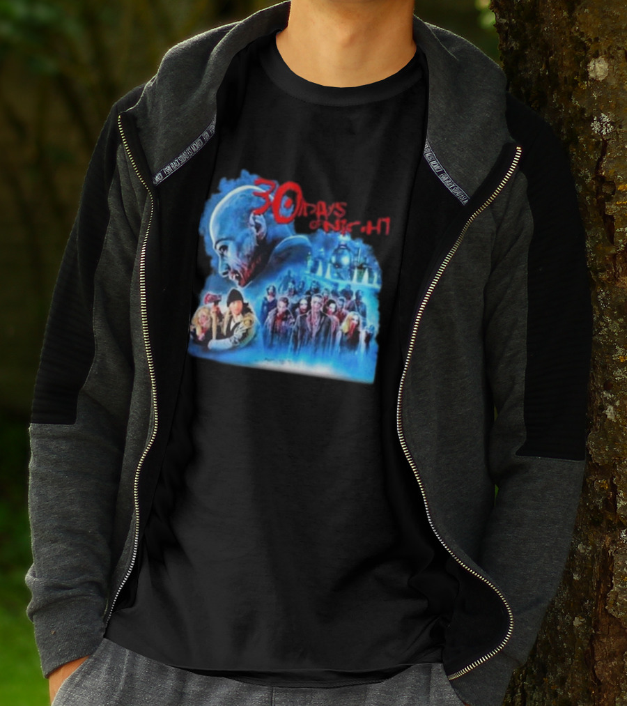 30 Days Of Night Fight Zombies Vampire Movie Scene T-Shirt