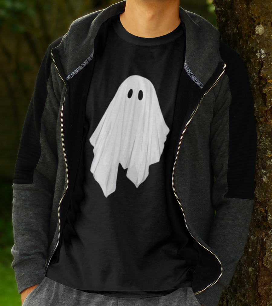 Adam Berry Glow-In-The-Dark Ghost White Sheet Specter T-Shirt