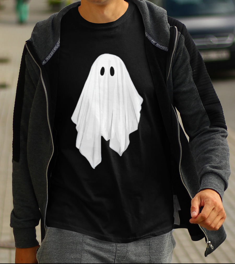 Adam Berry Glow-In-The-Dark Ghost White Sheet Specter T-Shirt