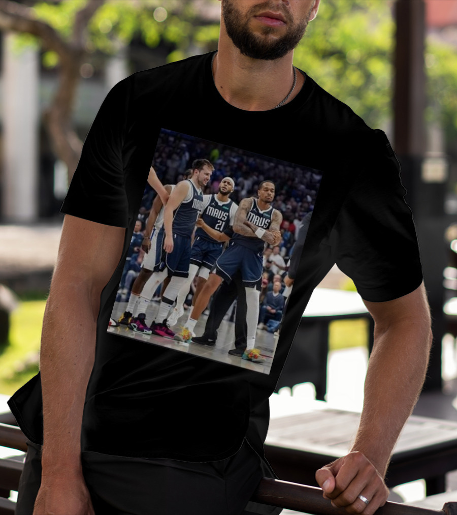 Daniel Gafford Luka Doncic PJ Washington Mavs I’m Standing On Business T-Shirt