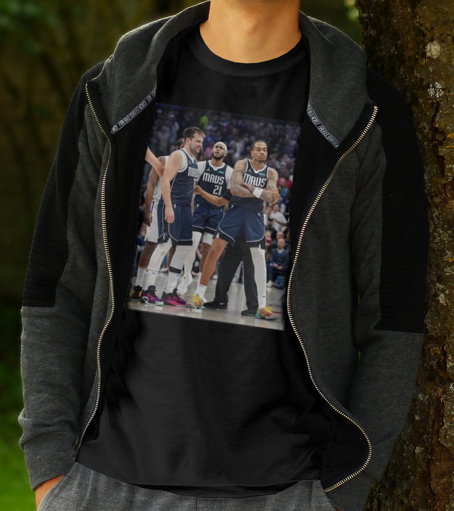 Daniel Gafford Luka Doncic PJ Washington Mavs I’m Standing On Business T-Shirt