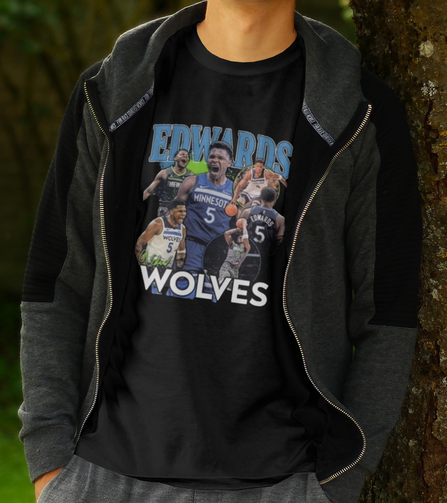 Minnesota Timberwolves Anthony Edwards Edwards Wolves 5 T-Shirt