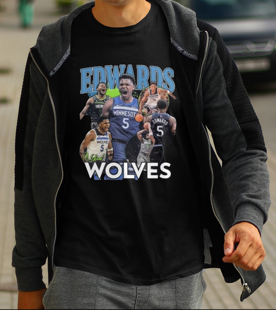 Minnesota Timberwolves Anthony Edwards Edwards Wolves 5 T-Shirt