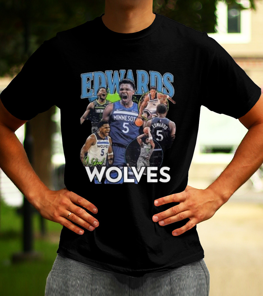 Minnesota Timberwolves Anthony Edwards Edwards Wolves 5 T-Shirt