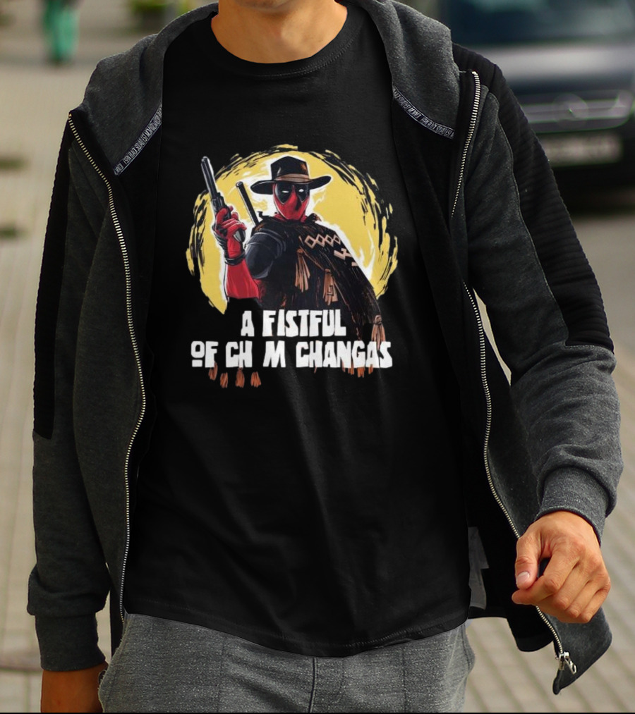Deadpool Western: A Fistful Of Chimichangas T-Shirt