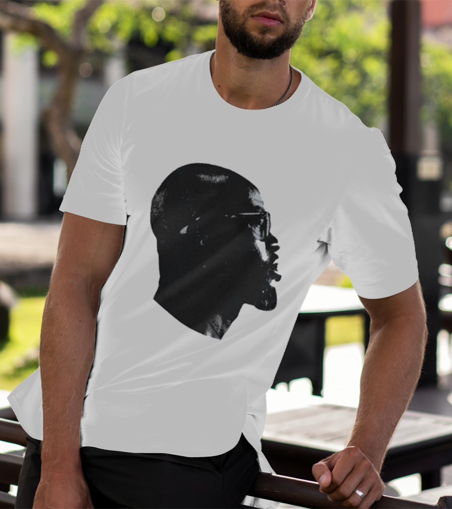 Black Coffee Black On Silhouette Profile T-Shirt