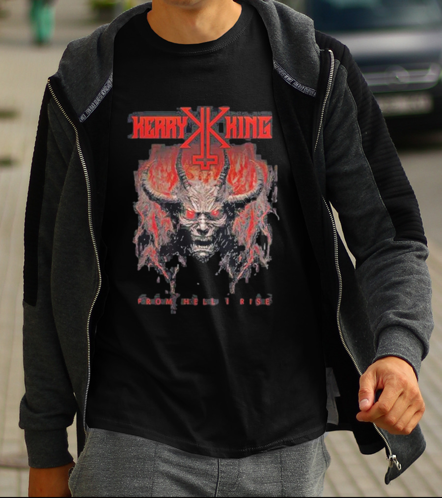 Kerry King From Hell I Rise Demon Head T-Shirt