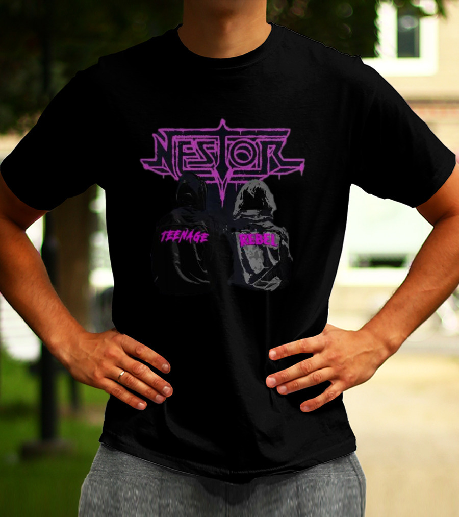 Nestor Teenage Rebel Duo In Hooded Jackets T-Shirt