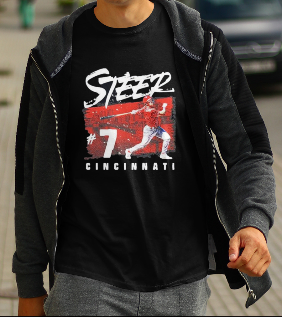 Spencer Steer Cincinnati Relentless Spirit Grunge #7 T-Shirt