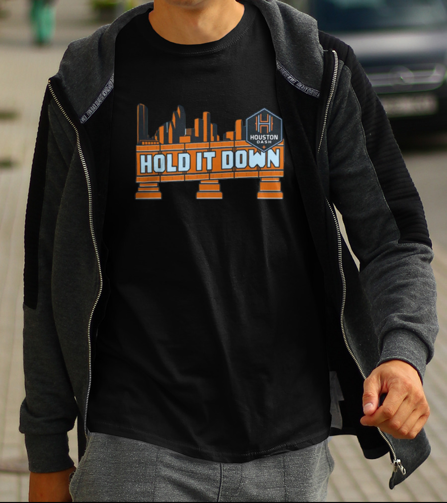 Hold It Down Houston Dash Skyline T-Shirt