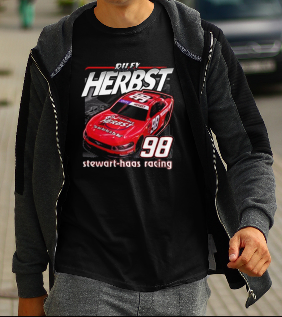 Riley Herbst 98 Stewart-Haas Racing Terrible Herbst Car T-Shirt