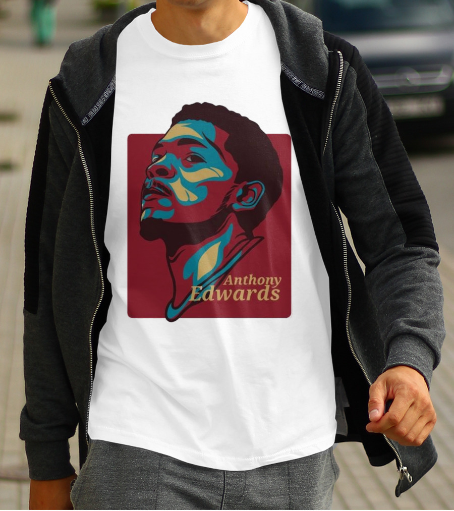 Anthony Edwards NBA Minnesota Timberwolves Basketball Player T-Shirt