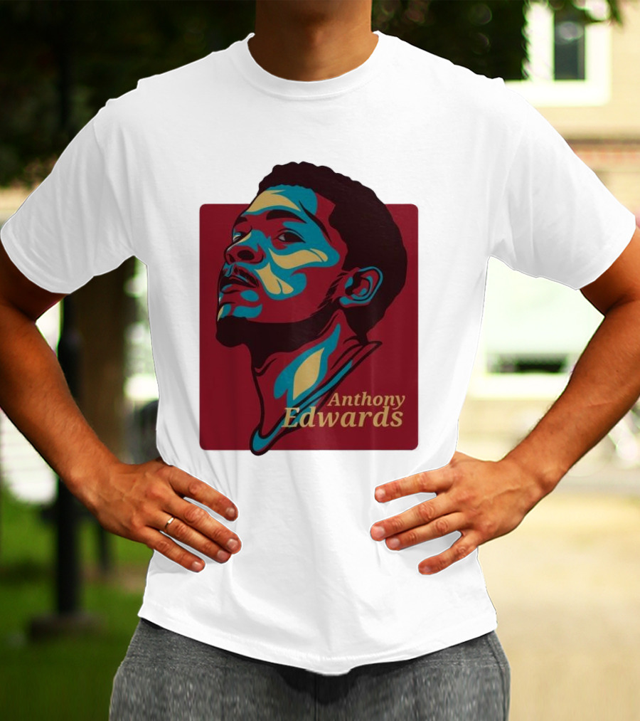 Anthony Edwards NBA Minnesota Timberwolves Basketball Player T-Shirt