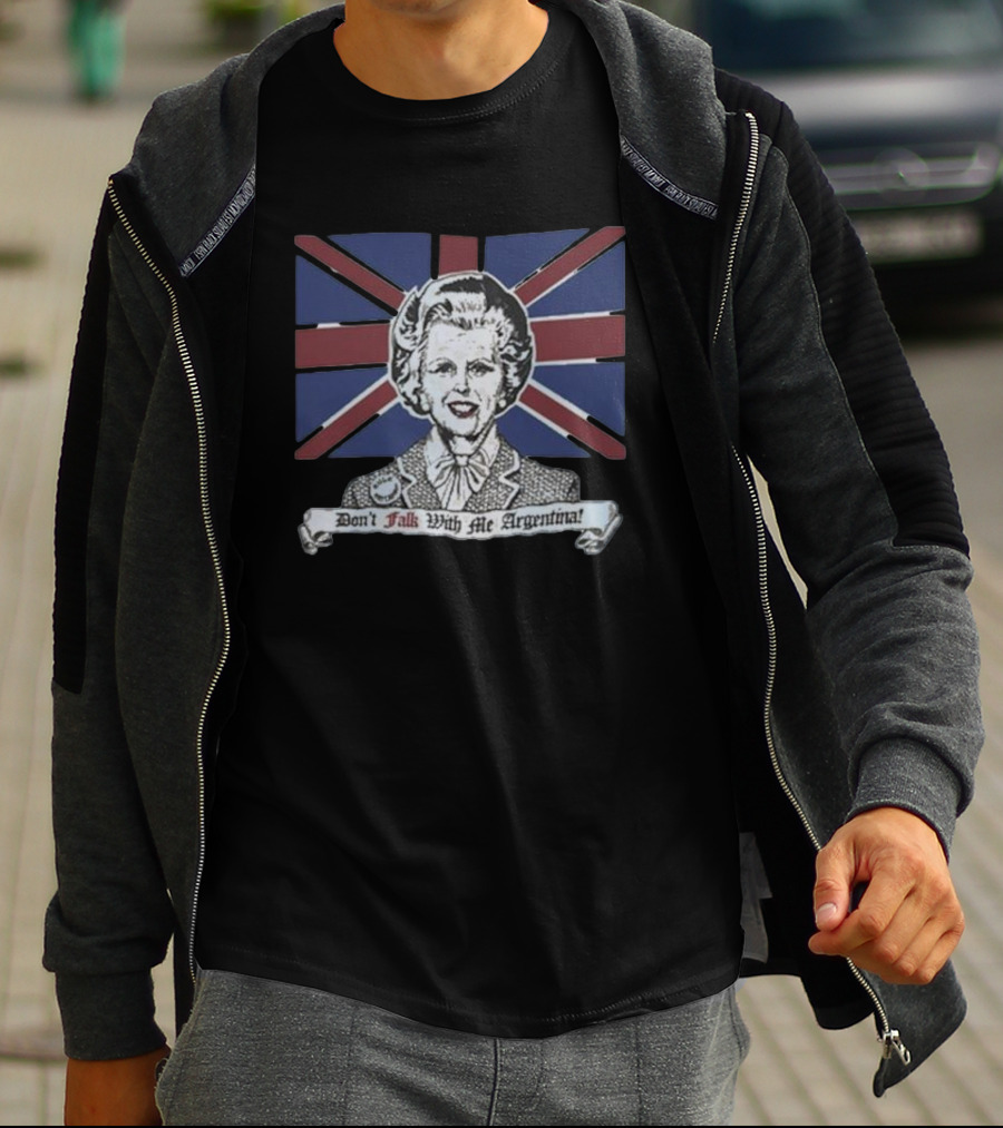 Don't Falk With Me Argentina Union Jack T-Shirt