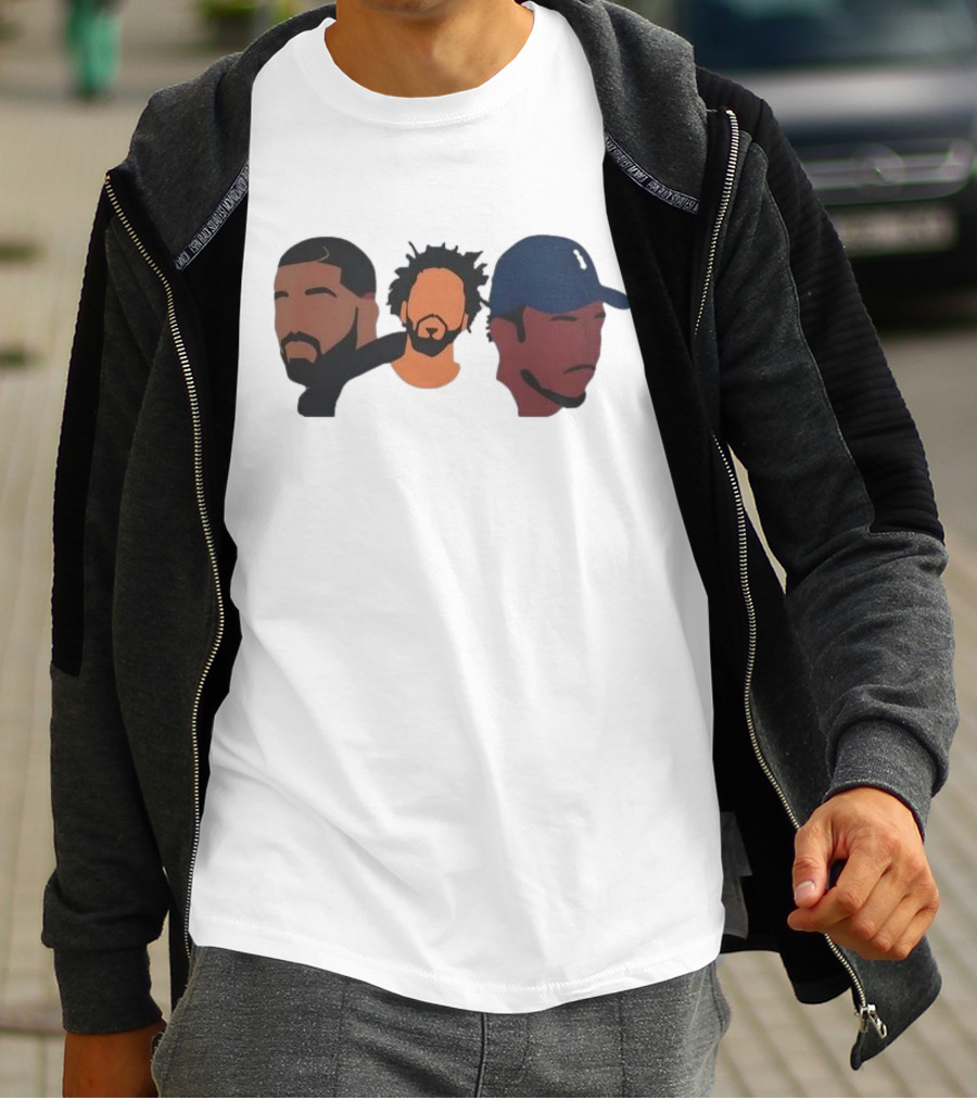 Drake J Cole Kendrick Lamar Retro Rapper Star T-Shirt