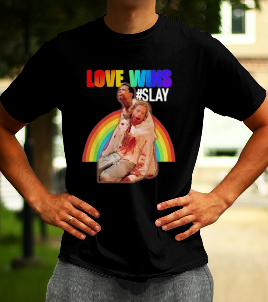 Cerpen Vampire Season 2 Love Wins #Slay Rainbow T-Shirt