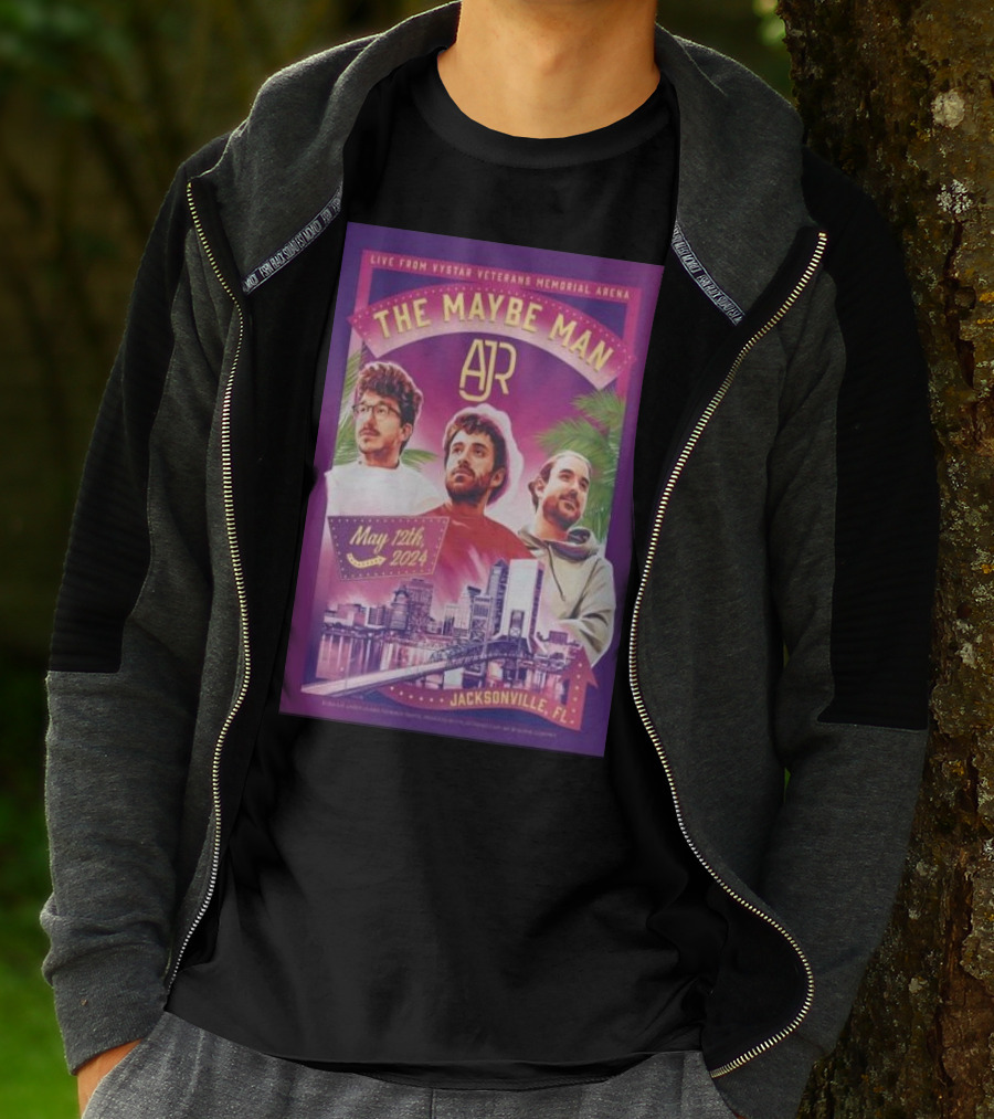 LIVE FROM VYSTAR VETERANS MEMORIAL ARENA THE MAYBE MAN AJR JACKSONVILLE FL MAY 12TH T-Shirt