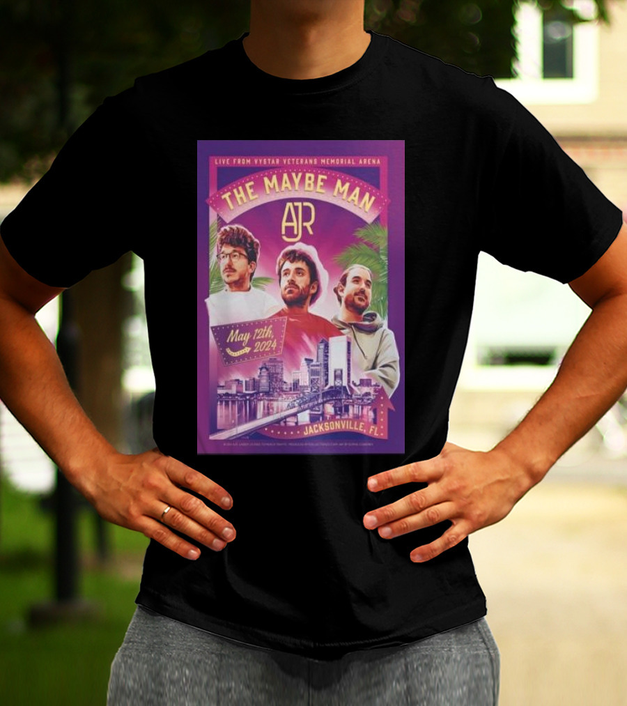 LIVE FROM VYSTAR VETERANS MEMORIAL ARENA THE MAYBE MAN AJR JACKSONVILLE FL MAY 12TH T-Shirt