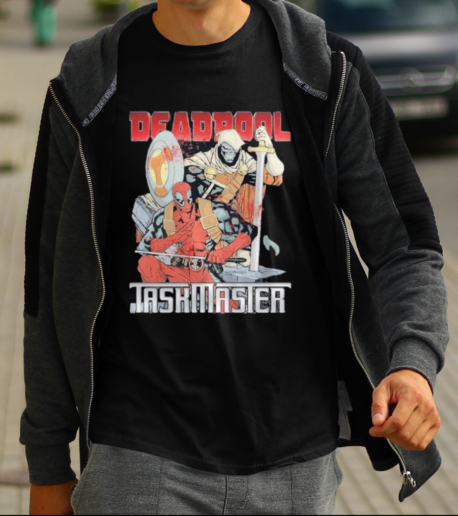 Deadpool Taskmaster Marvel Studio No More Jokes T-Shirt
