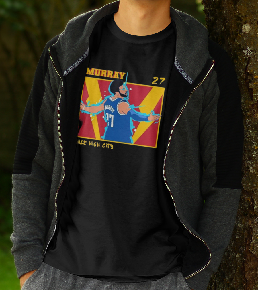 Jamal Murray 27 Mile High City Denver Nuggets NBA T-Shirt