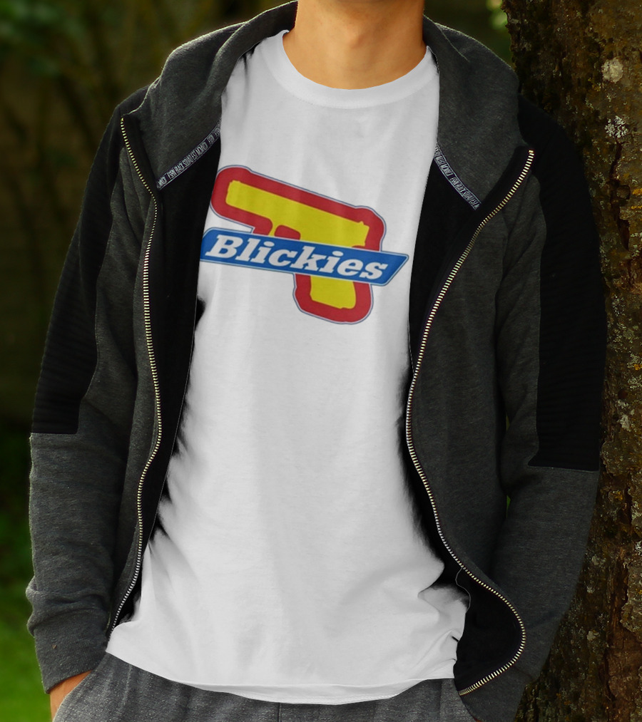 Blickies Gun Icon Logo 10Cellphones T-Shirt