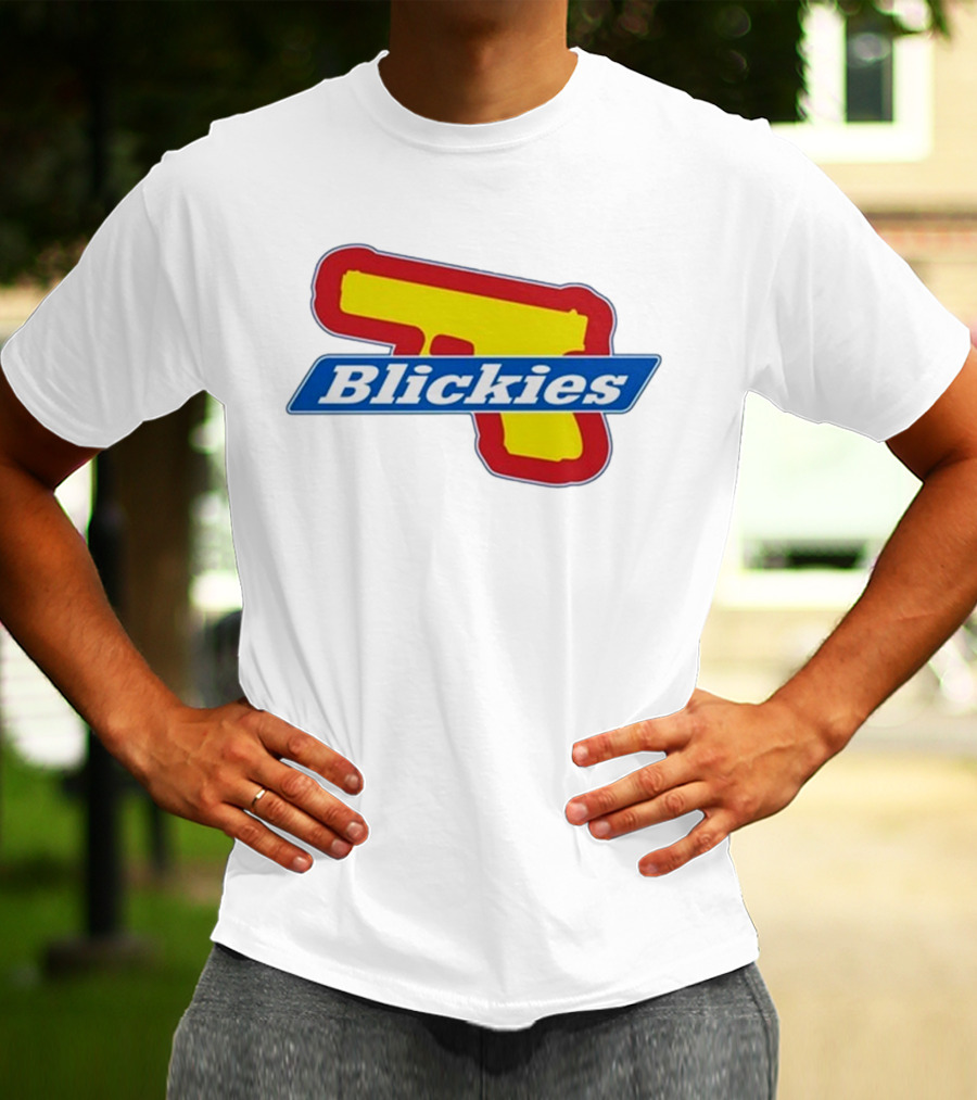 Blickies Gun Icon Logo 10Cellphones T-Shirt