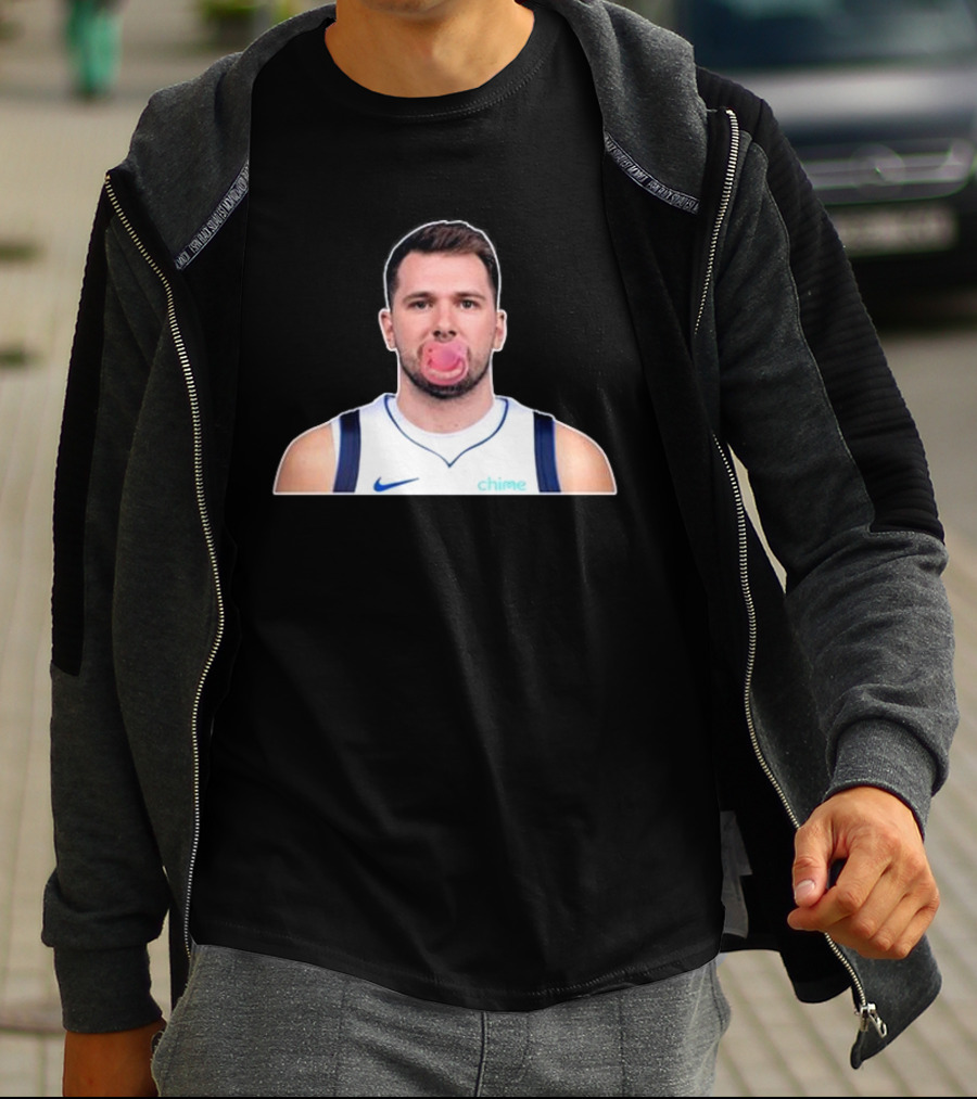 Luka Doncic Chime Soft Bodied Baby Bubblegum Jersey T-Shirt