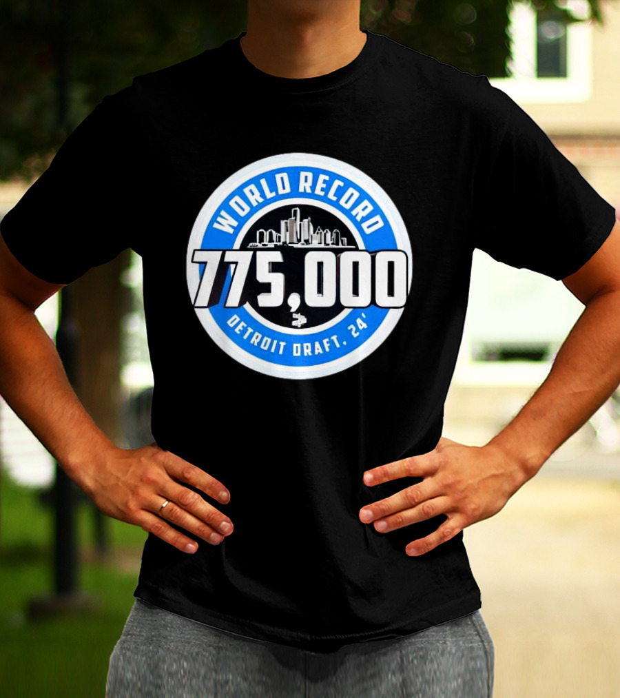 World Record 775000 Detroit Draft 24' T-Shirt