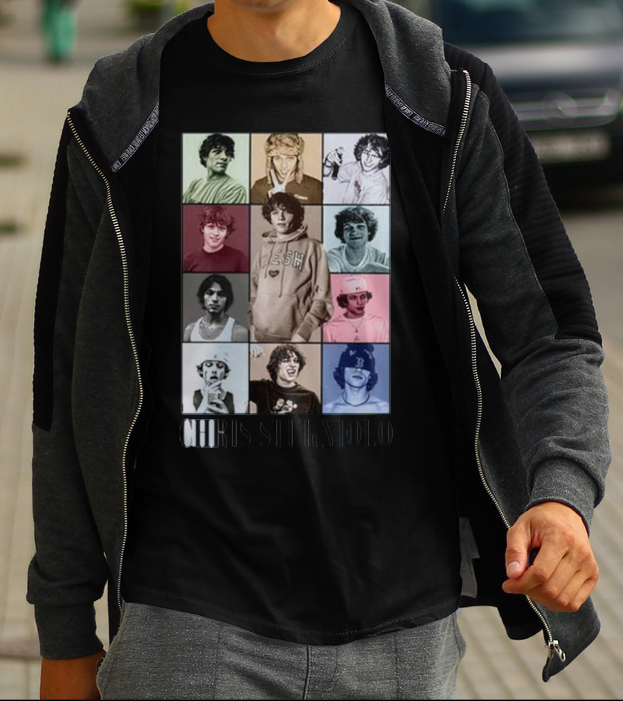 Fuzeprint Chris Sturniolo Multicolor Portrait Grid Collection T-Shirt