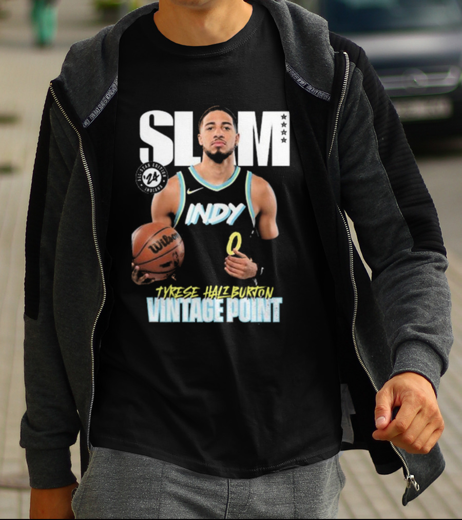 SLAM All-Star Vintage Point Tyrese Haliburton Indy Vol 4 T-Shirt