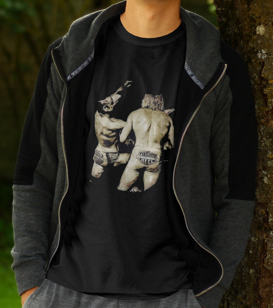 The One Star Brad Attitude Era Picture Perfect Cheek Wrestling Scene T-Shirt