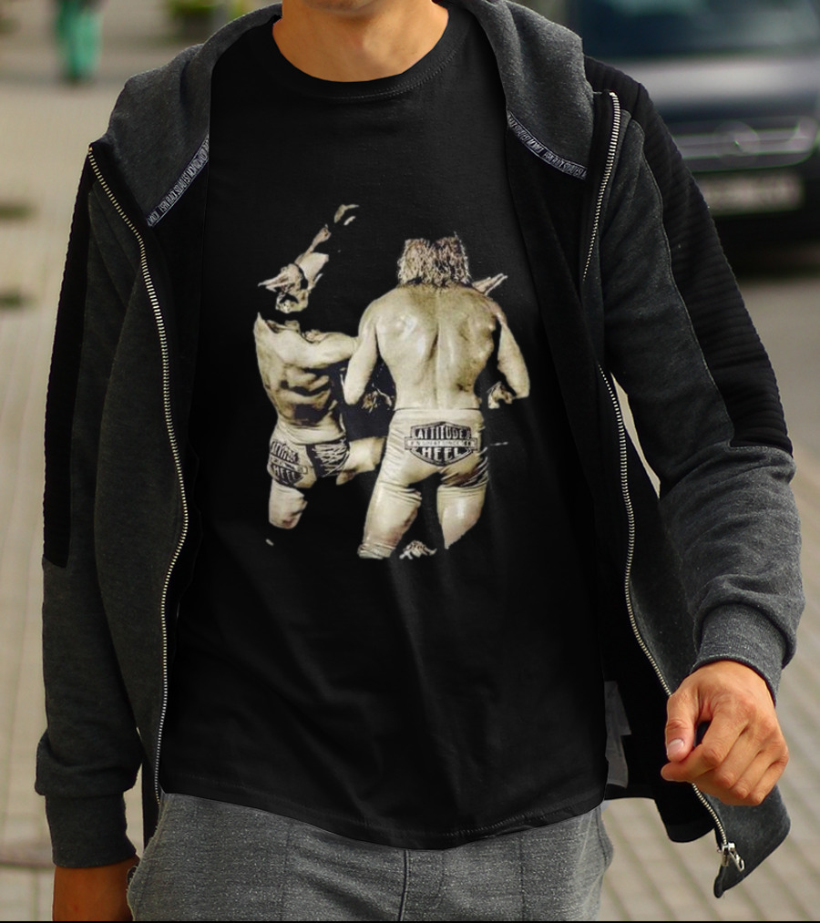The One Star Brad Attitude Era Picture Perfect Cheek Wrestling Scene T-Shirt