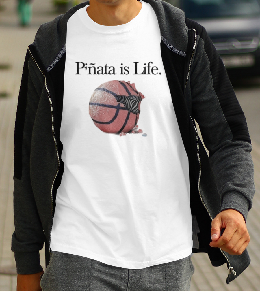 Piñata Is Life Freddie Gibbs And Madlib Basketball Piñata T-Shirt