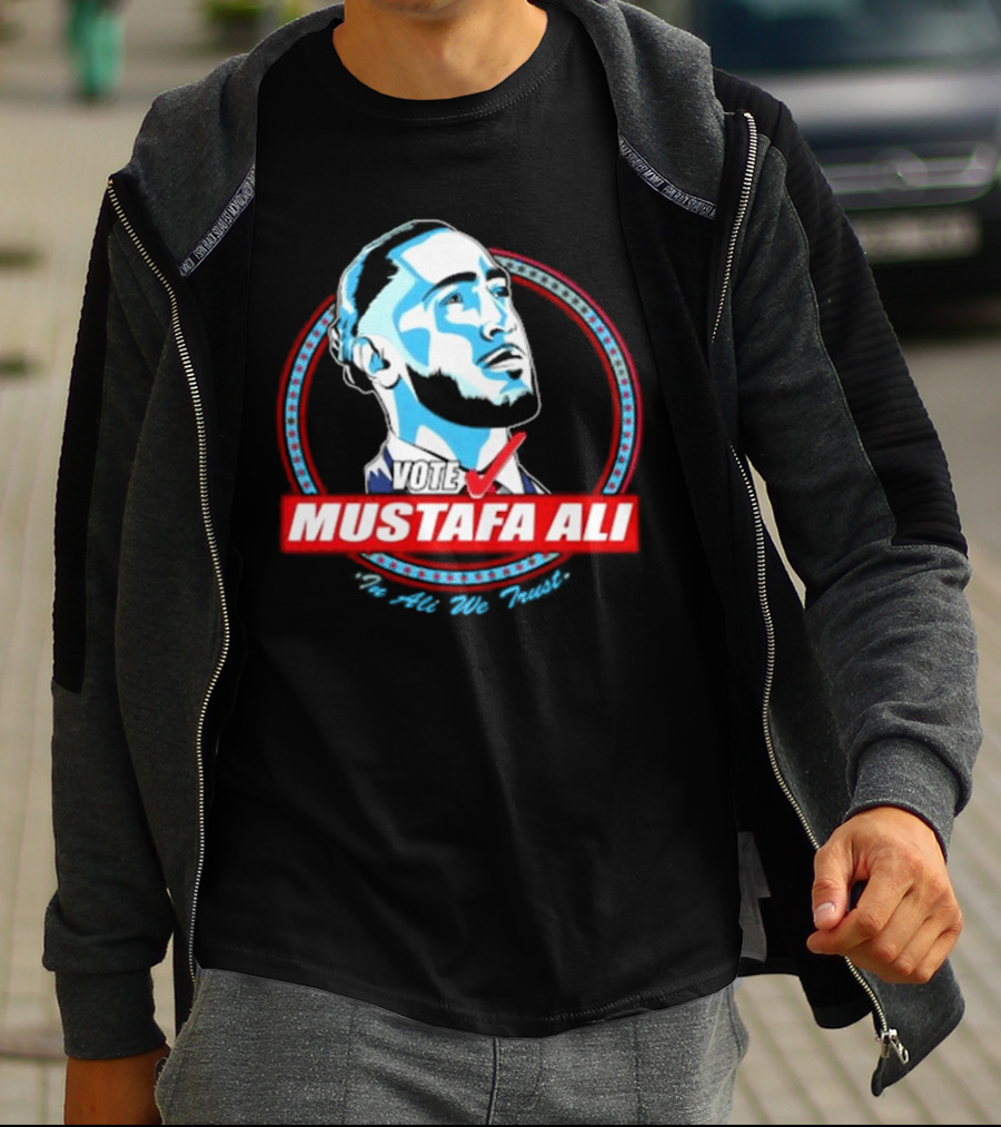 Vote For Mustafa Ali In Ali We Trust T-Shirt