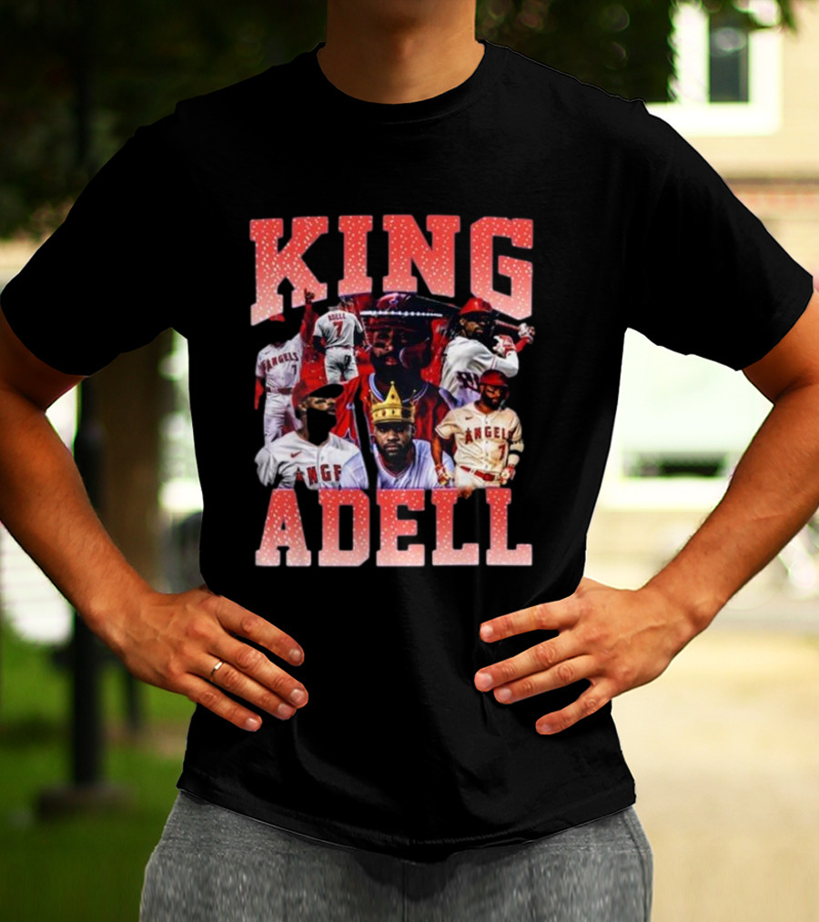 King Adell Angels Baseball Iconic Moments T-Shirt