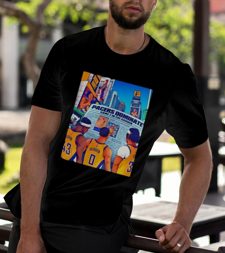 Pacers Dominate Game 7 In The Garden Broad Street Victory Highlights T-Shirt